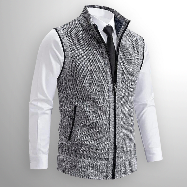 James™ | Full-Zip Sweater Vest