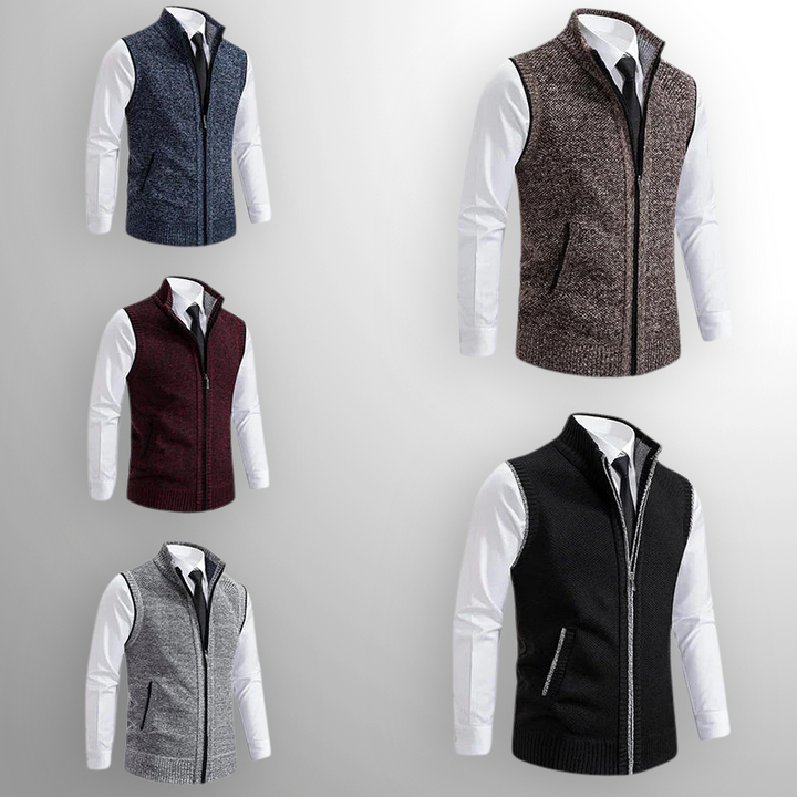 James™ | Full-Zip Sweater Vest