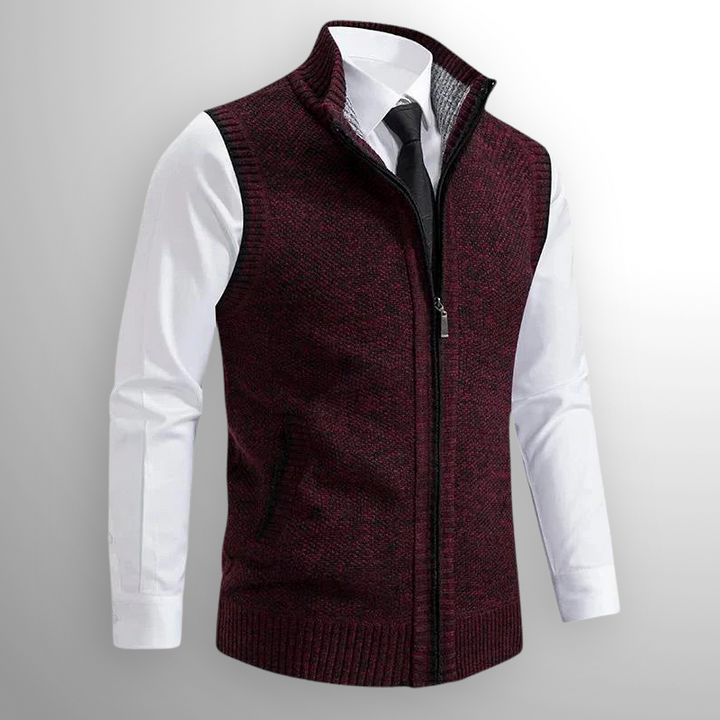 James™ | Full-Zip Sweater Vest